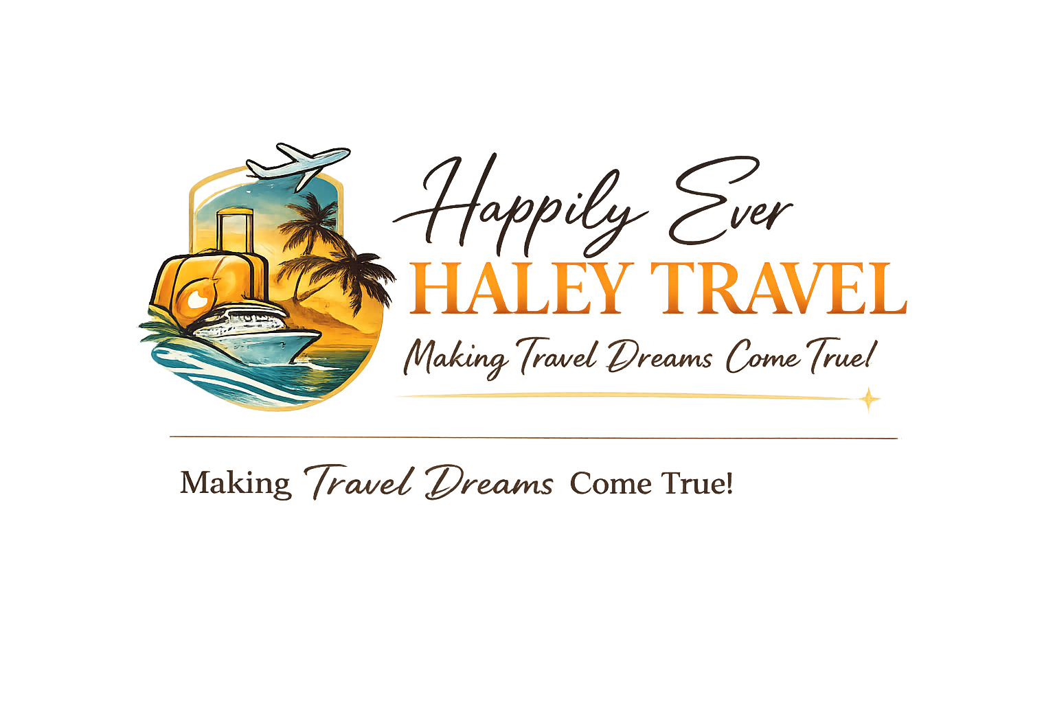 Happily Ever Haley Travel logo